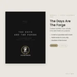 The Days Are The Forge: 2027 Stoic Calendar